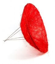 Изображение товара Каркас флористический 20см сизаль красный